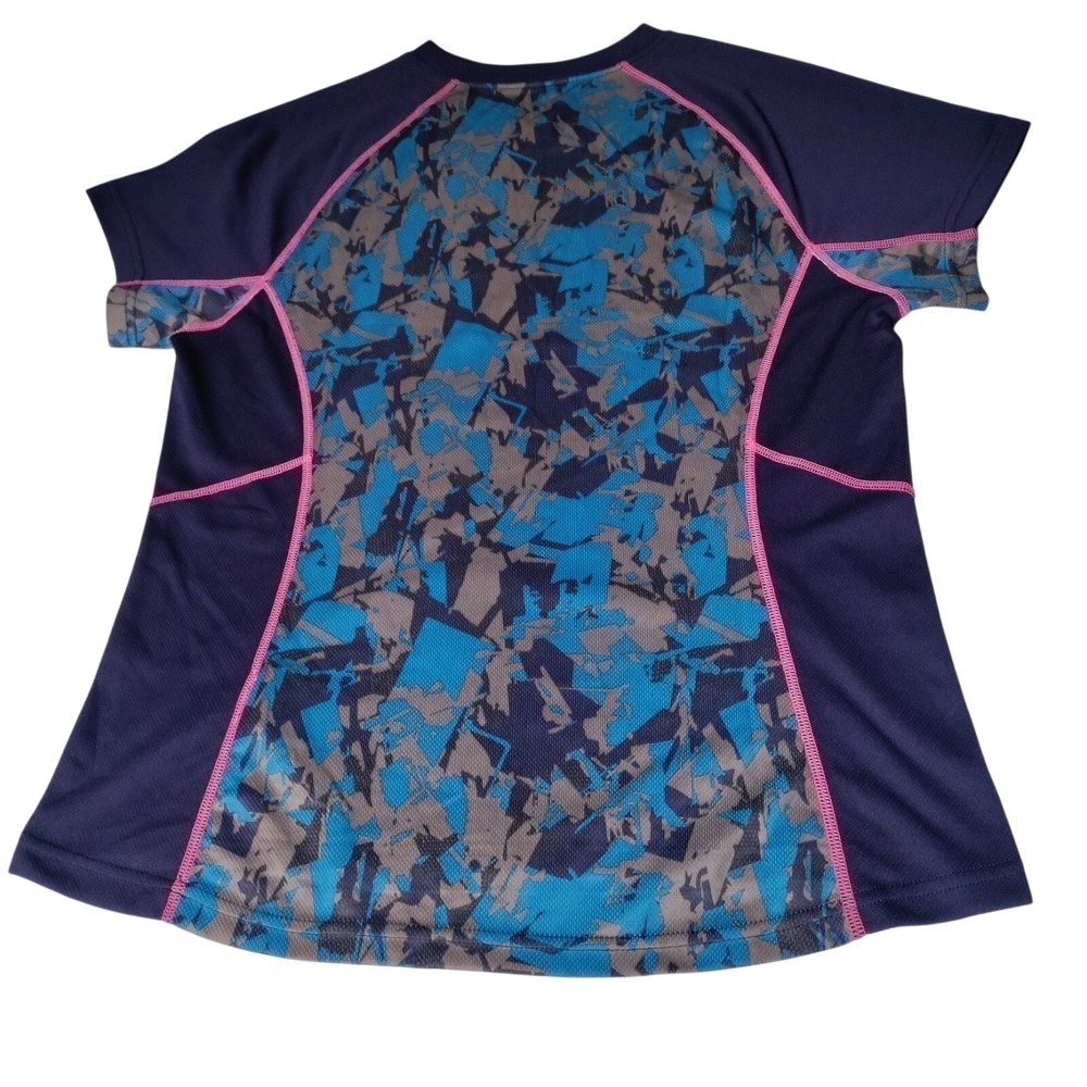 Polaris Women Large Short Sleeve Shirt Multicolor - Picture 2 of 16